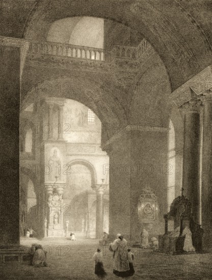 San Martino Church, St. Martin, in the Sestiere Castello in Venice. The interior is characterized