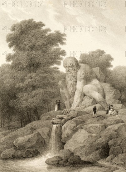 Colossus of Apennines, Il Colosso dell'Appennino, monumental sculpture in the Parco Mediceo di