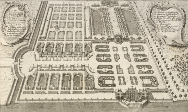 Kurfürstliches Lustschloss Pillnitz near Dresden, around 1850, Germany, authentic, digitally