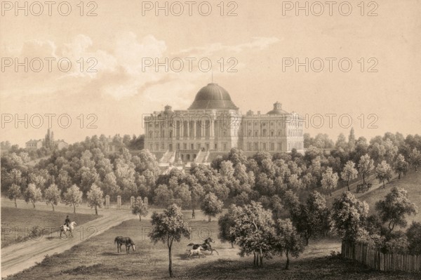 The Capitol in Washington, around 1880, America, authentic, digitally restored reproduction from a