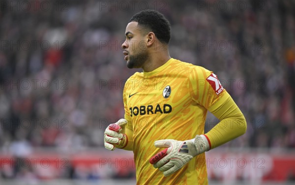 Goalkeeper Noah Atubolu SC Freiburg SCF (01) Soccer Bundesliga, MHPArena, MHP Arena Stuttgart,