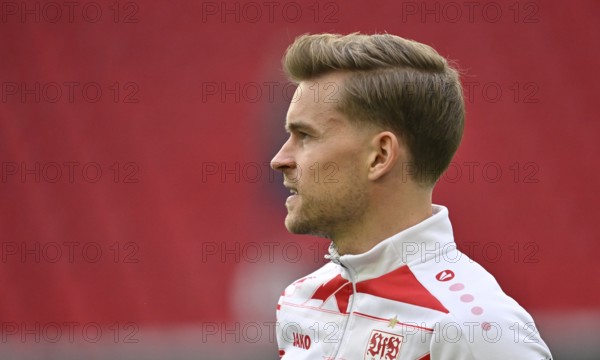 Maximilian Mittelstädt VfB Stuttgart (07) portrait Football Bundesliga, MHPArena, MHP Arena