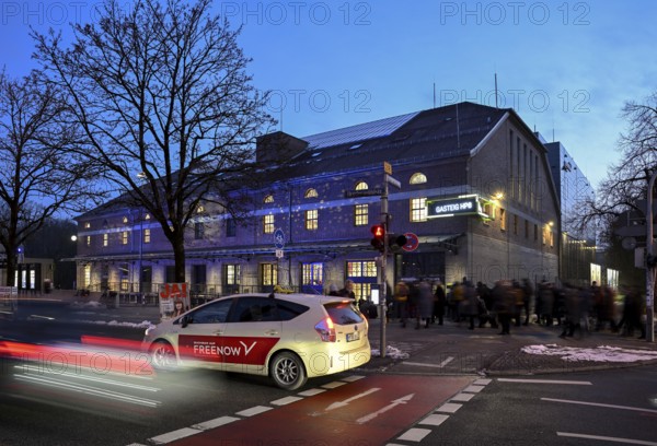 Gasteig HP8, blue hour, cultural center, concert hall, blue hour, Munich-Sendling, Upper Bavaria,