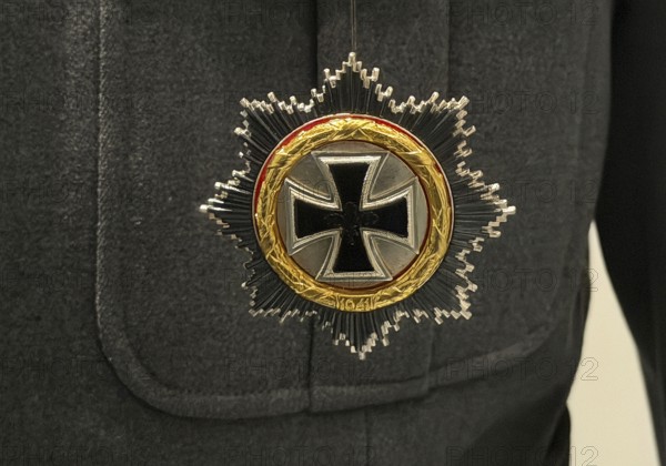 The Iron Cross, official symbol on the Bundeswehr uniform from 1956, detail, House of History,