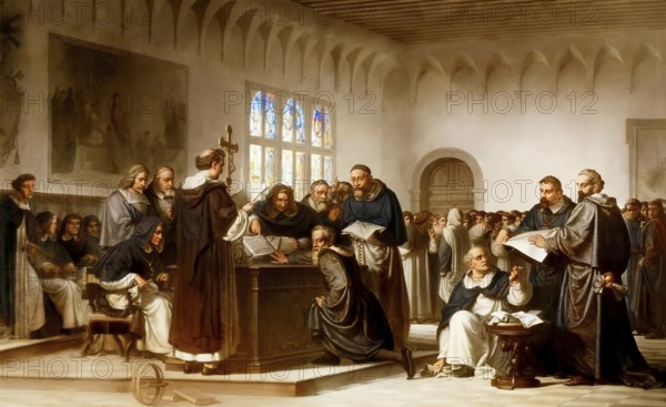 Galileo Galilei before the Roman Inquisition, 1632