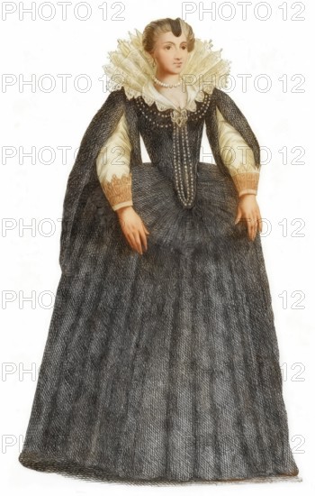 Marie de' Medici, 1575 – 1642, Queen of France as the second wife of King Henry IV of France