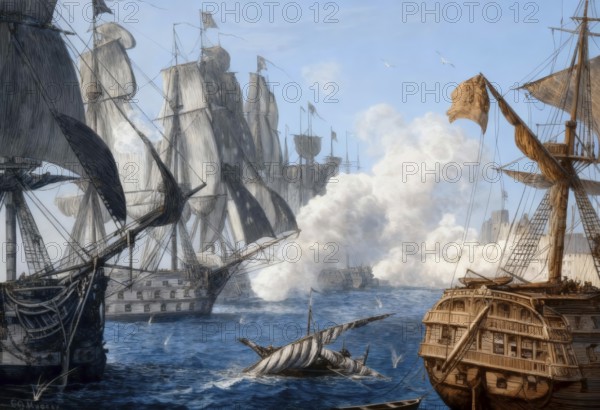 The Bombardment of Acre, Egyptian–Ottoman War, 1840