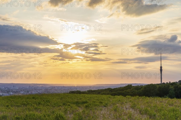 Rockauer Höhe vantage point (Sachsens Hiefel) is located far above the Elbe valley and offers a