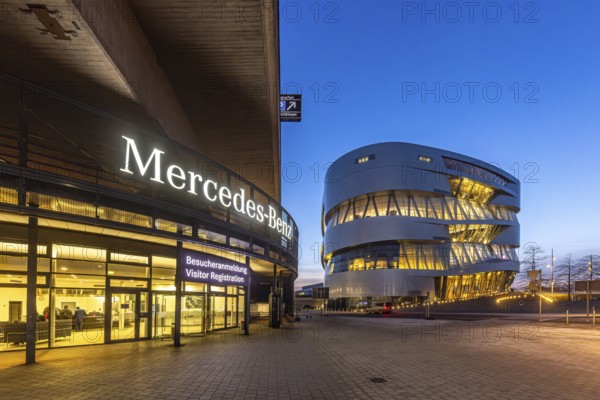 The Mercedes-Benz Museum in Stuttgart presents a journey through the automotive history of the