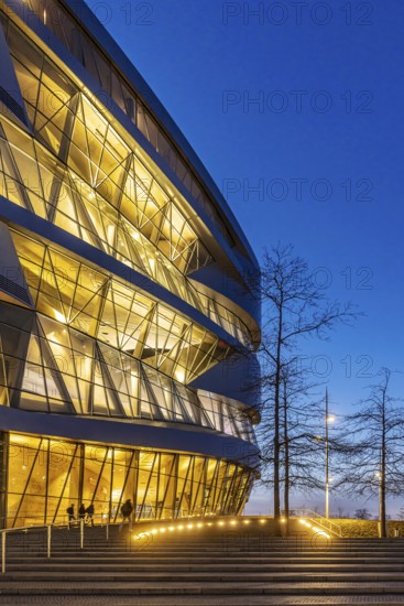 The Mercedes-Benz Museum in Stuttgart presents a journey through the automotive history of the
