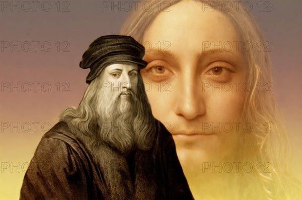 Leonardo da Vinci, 1452 - 1519, Italian painter, sculptor, architect and engineer, the painting