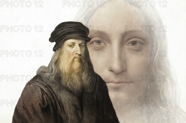 Leonardo da Vinci, 1452 - 1519, Italian painter, sculptor, architect and engineer, the painting