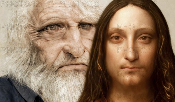 Leonardo da Vinci, 1452 - 1519, Italian painter, sculptor, architect and engineer, the painting
