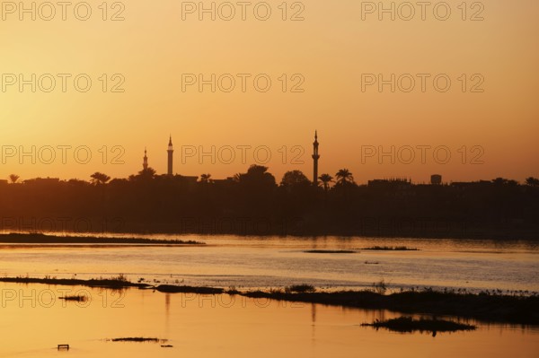 Sunset on the Nile, Luxor, Egypt