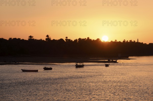 Sunset on the Nile, Kom Ombo, Egypt