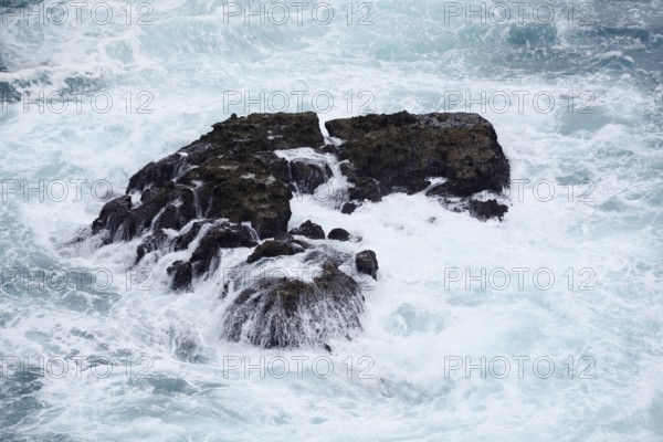 Rocks in the ocean surf, Atlantic Ocean, Parque Natural do Sudoeste Alentejano e Costa Vicentina,