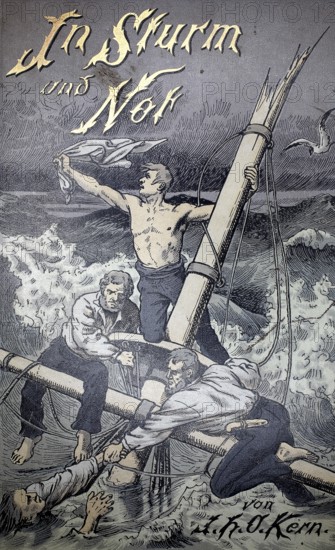 In Sturm und Not, title page of a well-known children's and youth book by J.H.O. Kern (Johannes