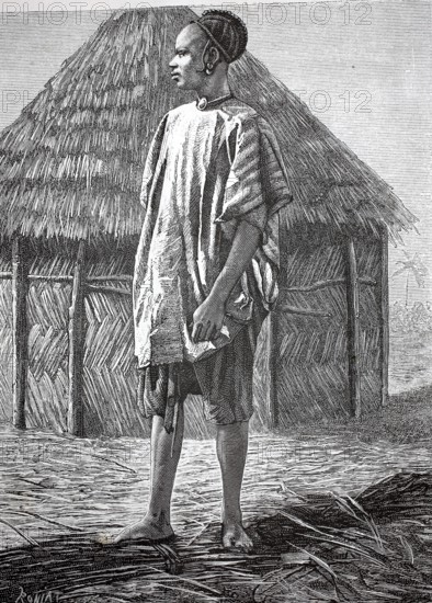 A boy from the Malinke, Malinké or Maninka tribe, African people, the vast regions of Senegal via