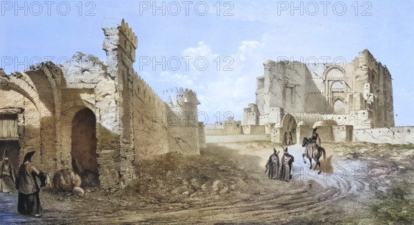 Palace of Zobeideh, palace of Zubaida Khatun, the woman of Caliph Harun al-Rashid, in Tabriz, Iran,