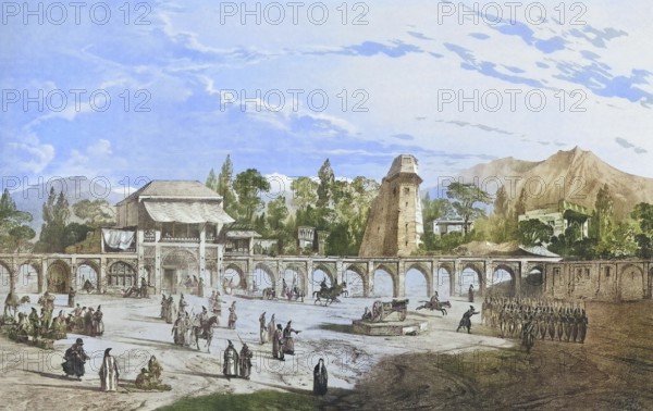 Meidan-i-Chah, Meidan-e Shah, Meidan i Sha, Royal Square, Tehran, Iran, authentic, digitally