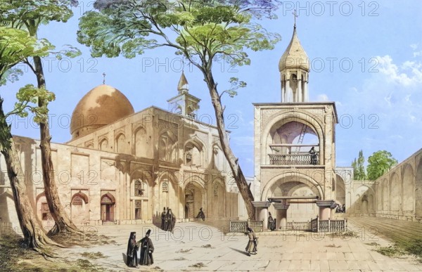 Vank Cathedral, the most important place of worship in the Armenian quarter of New Julfa, New