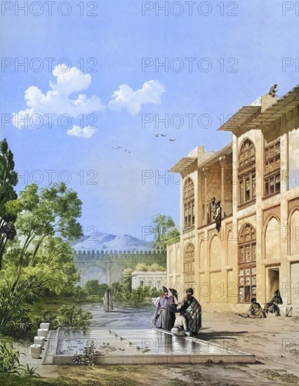Arg of Karim Kha, also known as the Citadel of Shiraz, Iran, a historical citadel built in the 18th