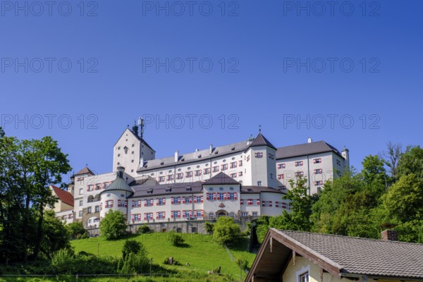 Schloss Hohenaschau, Aschau, Sachranger Tal, Chiemgau, Upper Bavaria, Bavaria, Upper Bavaria,