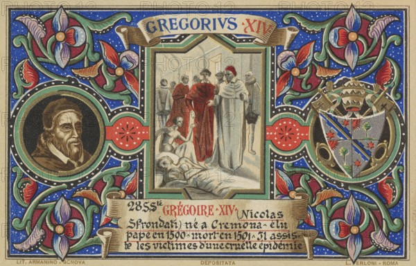 Gregory XIV (born 11 February 1535 in Somma Lombardo, died 16 October 1591 in Rome), real name
