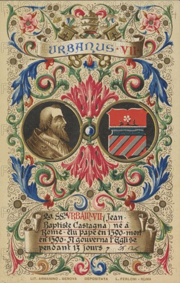 Urban VII (born 4 August 1521 as Giambattista, Giovanni Battista, Castagna in Rome, died 27