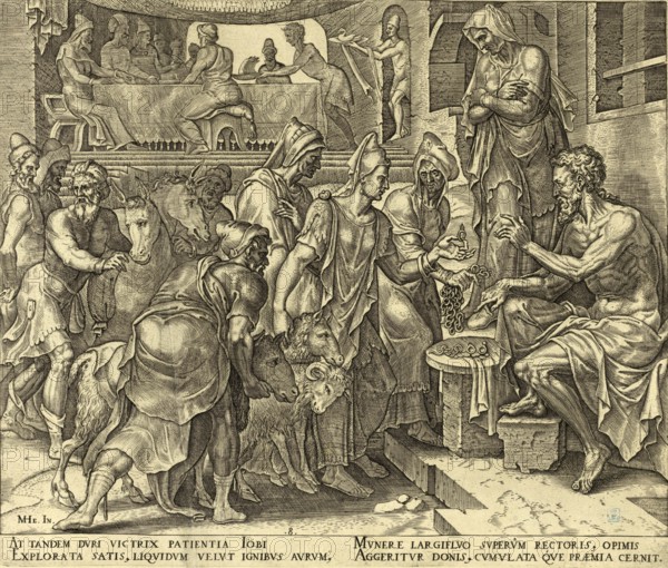 In the biblical story of Job, receiving gifts is a central part of the happy ending in chapter 42