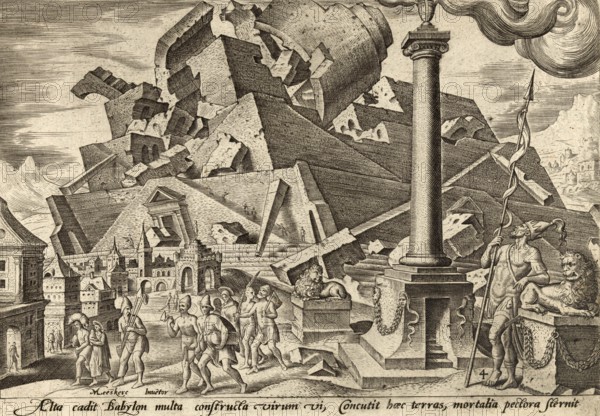 From The Disasters of The Jewish People: The Destruction of the Tower of Babel and the Scattering