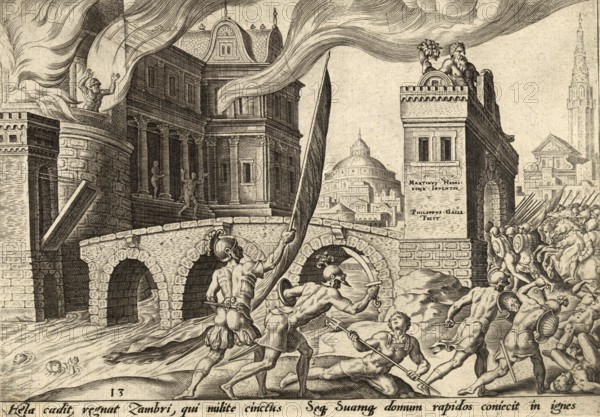 From The Disasters of The Jewish People: The Conquest of Tirzah was a significant event in the