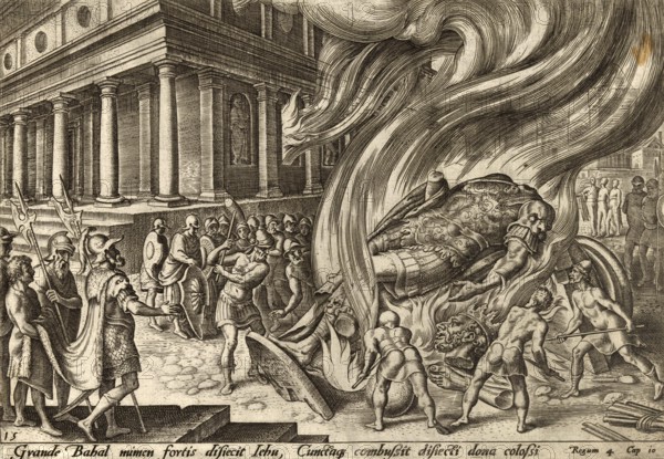 From The Disasters of The Jewish People: Jehu, King of Israel, destroyed the Baal cult by having