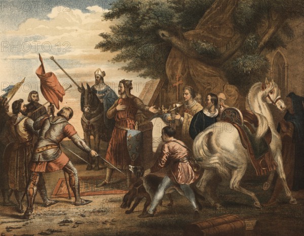 Before the Battle of Bouvines (1214), Philip II. Before the Battle of Bouvines (1214), Philip II