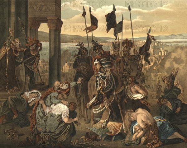 The conquest of Constantinople in April 1204 was the culmination of the Fourth Crusade, in which