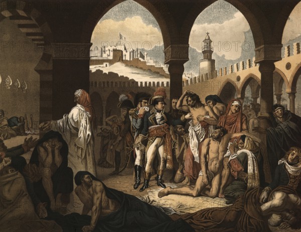On March 11, 1799, during the Egyptian campaign, Revolutionary Wars, Napoleon Bonaparte visited