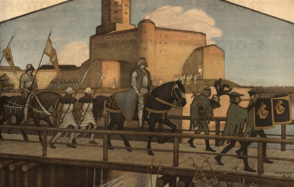 Knut Knutsson, who left Wiborg Castle in 1440, an island castle in the city of Wiborg, today