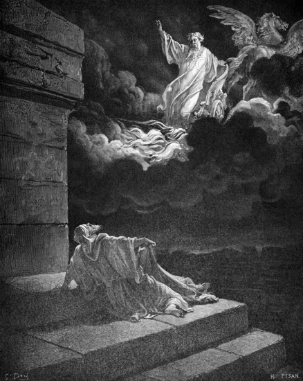 God brings Elijah to heaven, Elijah rides in a chariot of fire, Bible, Old Testament, Second Book