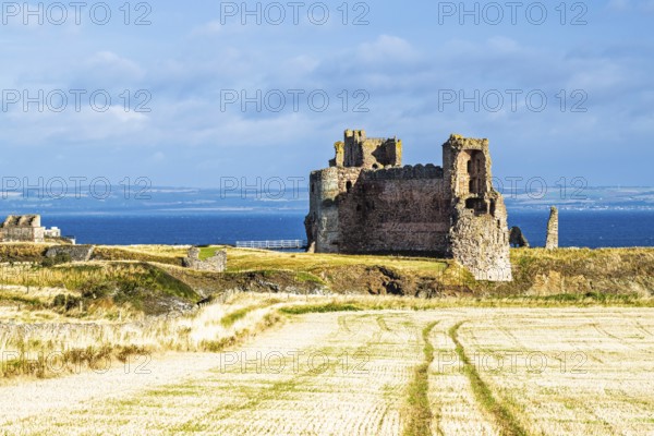 Ruins of Tantallon Castle, North Berwick, East Lothian, Scotland, UK