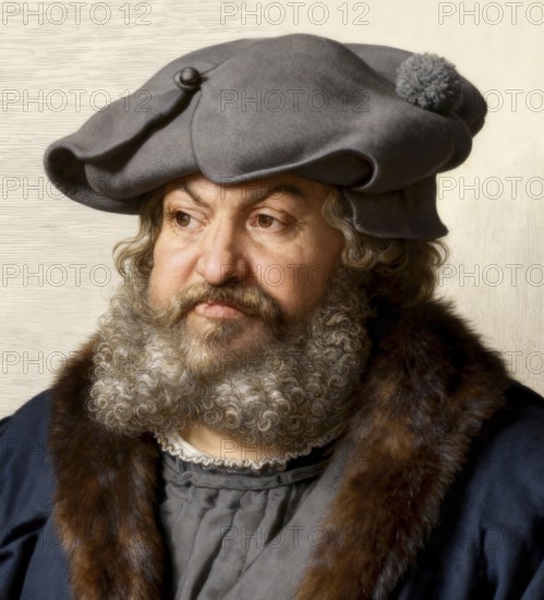 Frederick III or Frederick the Wise, 1463 - 1525, Prince-elector of Saxony, digitally edited after