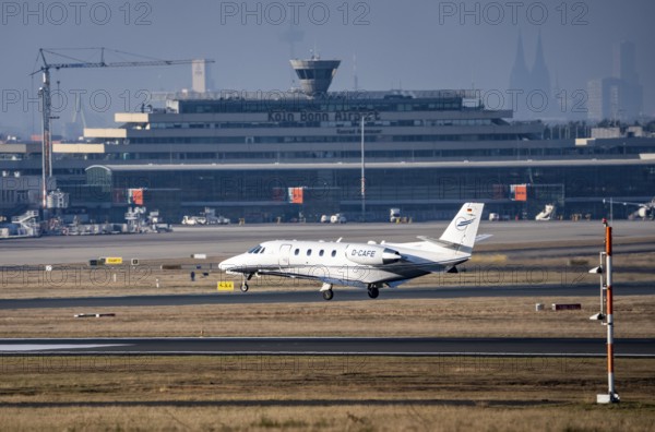 Cessna 560XL Citation XLS, D-CAFE, the private German airline Silver Cloud Air, lands at