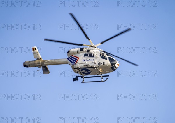 Belgian Police Fédérale Police Helicopter, Service d'Appui Aérien, stationed at Brussel-Zaventem