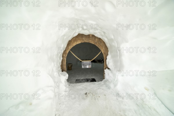 Igloo Suite, Igloo Lodge at Höfatsblick am Nebelhorn Station, near Oberstdorf, Allgäu Alps, Allgäu,