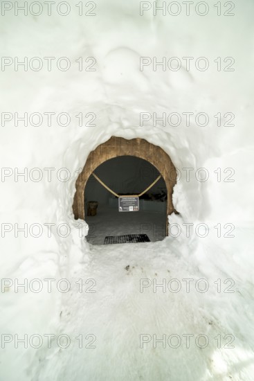 Igloo Suite, Igloo Lodge at Höfatsblick am Nebelhorn Station, near Oberstdorf, Allgäu Alps, Allgäu,
