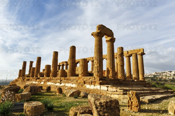 Temple of Heracles, ruins in the Valley of the Temples, restoration, Valley of the Temples,