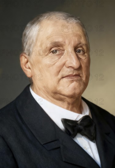 Portrait of Josef Anton Bruckner, 1824 – 1896, Austrian composer, digitally edited according to a