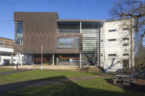 Student Services building, Whiteknights Campus, University of Reading, Reading, Berkshire, England,