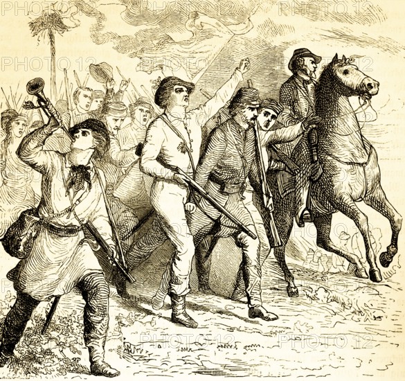 Excerpt of Schleswig-Holstein gymnasts and students 1848, Schleswig is Danish, demanding