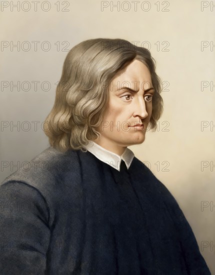 Portrait of Lorenzo I de Medici, or Lorenzo the Magnificent, 1449 - 1492, an Italian politician and