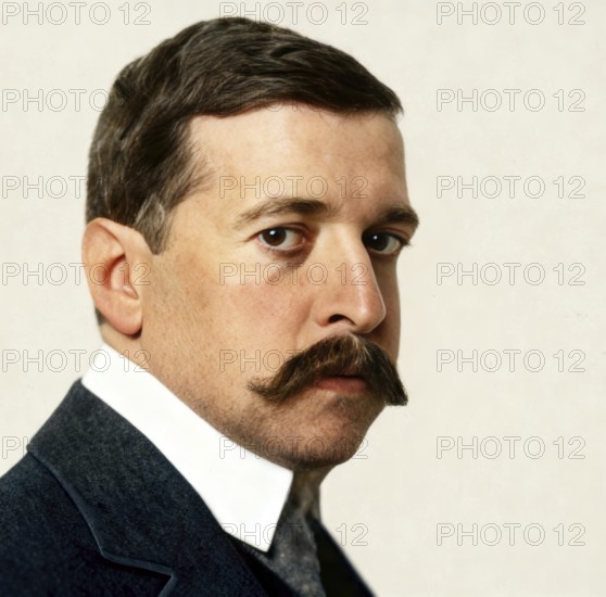 Hugo von Hofmannsthal, 1874-1929, Austrian novelist and poet, digital edited according to a